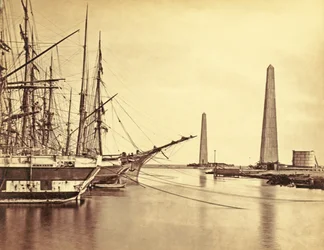 Ingresso del Canale di Suez a Port Said, c.1856